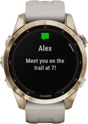 Buy Garmin,Garmin Fenix® 7S Sapphire Solar Titan - Gadcet.com | UK | London | Scotland | Wales| Ireland | Near Me | Cheap | Pay In 3 | smart watch