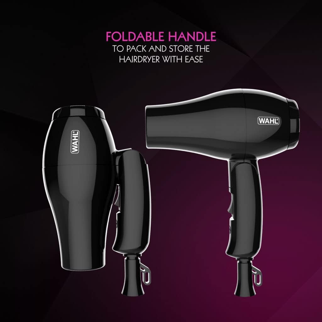 Buy Wahl,Wahl Travel Hair Dryer – Compact & Foldable 1000W Dual-Voltage Dryer - Gadcet UK | UK | London | Scotland | Wales| Near Me | Cheap | Pay In 3 | Hair Dryers & Accessories