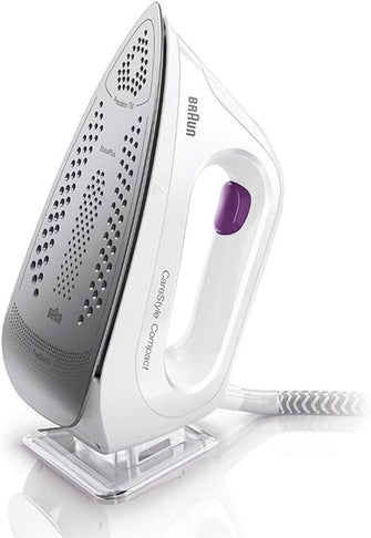 Buy Braun,BRAUN CareStyle Compact IS 2044 Ironing Center - 2200 W - 1.3L Water Tank Capacity - Curved 3D Sole White & Violet - Gadcet UK | UK | London | Scotland | Wales| Near Me | Cheap | Pay In 3 | Electronics