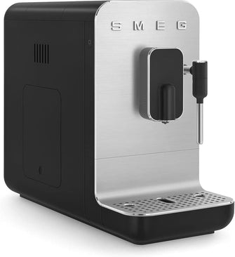 Buy Smeg,Smeg BCC02BLMUK Bean to Cup Coffee Machine, Retro 50's Style, Steam Wand, Matte Black - Gadcet UK | UK | London | Scotland | Wales| Near Me | Cheap | Pay In 3 | Coffee Makers & Espresso Machines