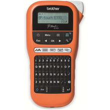 Buy BROTHER,Brother PT-E110 Label Maker, P-Touch Electrician Label Printer, Handheld, QWERTY Keyboard, Up to 12mm Labels, Includes 12mm Black on White Tape Cassette - Gadcet UK | UK | London | Scotland | Wales| Near Me | Cheap | Pay In 3 | Label Makers