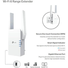 Buy TP-Link,TP-Link AX3000 Dual Band Mesh Wi-Fi 6 Range Extender, Broadband/Wi-Fi Extender, Wi-Fi Booster/Hotspot with 1 Gigabit Port, 160 MHz Channels, Built-In Access Point Mode, Easy Setup, UK Plug (RE705X) - Gadcet UK | UK | London | Scotland | Wales| Near Me | Cheap | Pay In 3 | Network Cards & Adapters