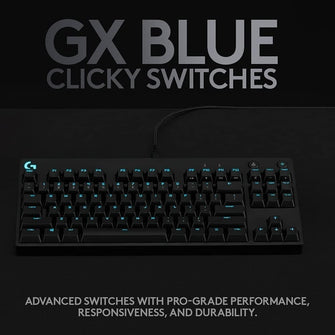 Buy Logitech,Logitech G PRO TKL Mechanical Gaming Keyboard - Design for esport Gaming, Detachable Micro USB Cable, QWERTY UK Layout - Black - Gadcet.com | UK | London | Scotland | Wales| Ireland | Near Me | Cheap | Pay In 3 | Keyboards