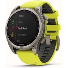 Buy Garmin,Garmin Fenix 8 47mm Solar Sapphire Titanium - AmpYellow/Graphite Silicone Band - Gadcet UK | UK | London | Scotland | Wales| Near Me | Cheap | Pay In 3 | Smart Watches