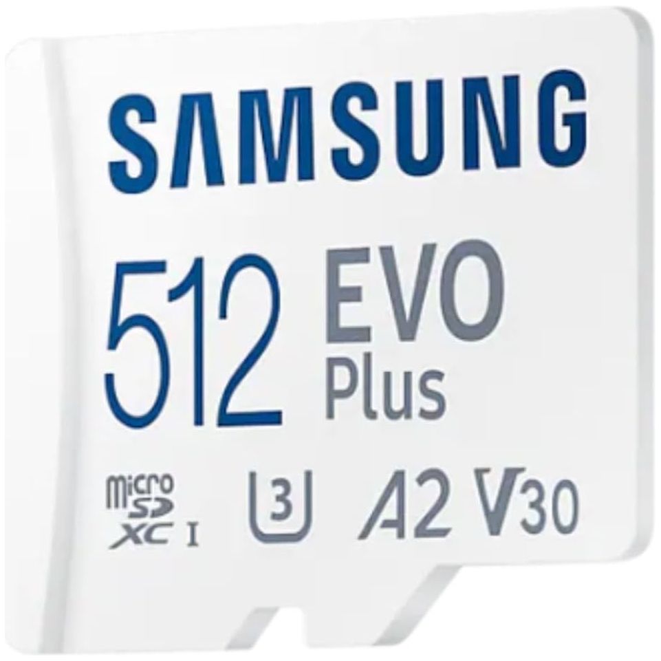 Buy Samsung,Samsung EVO Plus 512GB microSDXC Memory Card – U3, Class 10, A2, Up to 130MB/s Read Speed – with SD Adapter - Gadcet UK | UK | London | Scotland | Wales| Near Me | Cheap | Pay In 3 | Flash Memory Cards