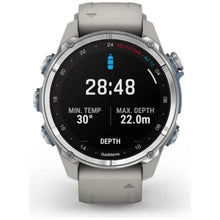 Buy Garmin,Garmin Descent Mk3 Dive Watch - 43mm Stainless Steel, Grey Fog Silicone Strap - Gadcet UK | UK | London | Scotland | Wales| Near Me | Cheap | Pay In 3 | Smart Watches