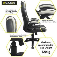 Buy BraZen Puma,Puma Ergonomic Gaming Chair for Adults – PC/Office Computer Chair with High-Back Support – Black & Green - Gadcet UK | UK | London | Scotland | Wales| Near Me | Cheap | Pay In 3 | Office Equipment