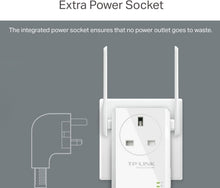 TP-Link TL-WA860RE WiFi Extender Booster – N300Mbps with Passthrough Socket & Ethernet Port