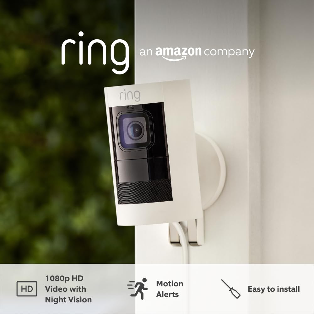 Buy Ring,Ring Outdoor Camera Elite (Stick Up Cam) | HD outdoor Security Camera 1080p Video, Two-Way Talk, Wifi, Works with Alexa | alternative to CCTV system | 30-day free trial of Ring Protect - Gadcet UK | UK | London | Scotland | Wales| Near Me | Cheap | Pay In 3 | Security Monitors & Recorders