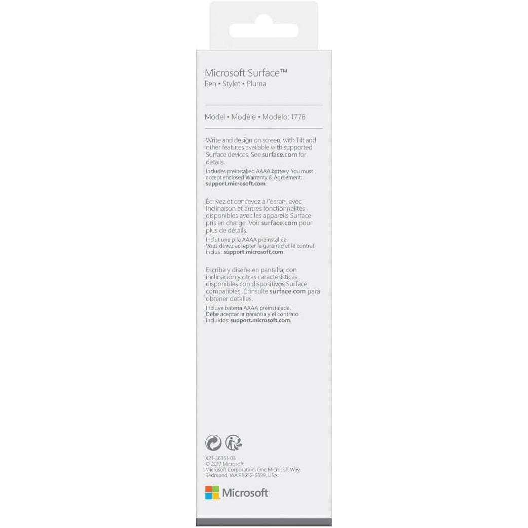 Buy Microsoft,Microsoft Surface Pen Platinum Model 1776 - Gadcet UK | UK | London | Scotland | Wales| Near Me | Cheap | Pay In 3 | Tablet Computer Parts