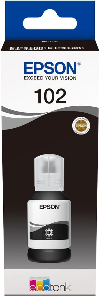 Buy Epson,Epson EcoTank 102 Black Genuine Ink Bottle - Gadcet UK | UK | London | Scotland | Wales| Near Me | Cheap | Pay In 3 | Toner & Inkjet Cartridges