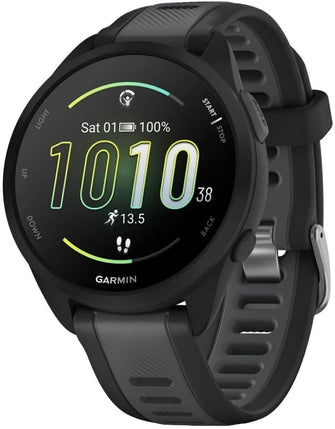 Buy Garmin,Garmin Forerunner 165 GPS Running Smartwatch - AMOLED Touchscreen, Advanced Training, 11-Day Battery, Black - Gadcet UK | UK | London | Scotland | Wales| Near Me | Cheap | Pay In 3 | Smart Watches