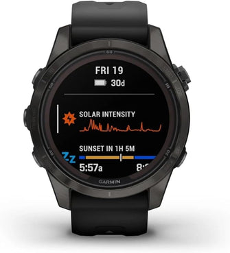 Buy Garmin,Garmin Fēnix 7S Pro Sapphire Solar Edition Watch - Black - Gadcet UK | UK | London | Scotland | Wales| Near Me | Cheap | Pay In 3 | Smart Watches