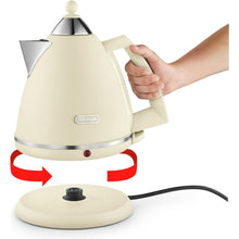 De’Longhi Argento Flora KBX3016.BG Kettle – 1.7L, 360° Swivel Base, Cream Beige