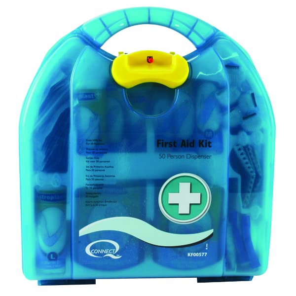 Buy Q-Connect,Q-Connect KF00576 20 Person Wall-Mountable First Aid Kit - Gadcet UK | UK | London | Scotland | Wales| Near Me | Cheap | Pay In 3 | First Aid Kits