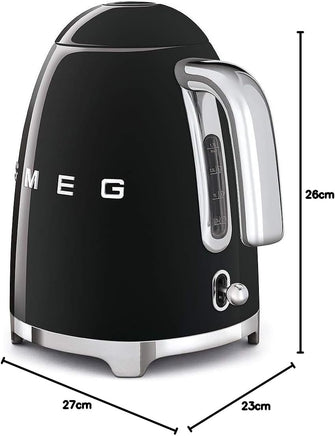 Buy Smeg,Smeg KLF03BLUK Retro Style Kettle - Black - Gadcet UK | UK | London | Scotland | Wales| Near Me | Cheap | Pay In 3 | Electric Kettles