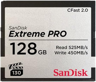 Buy Sandisk,SanDisk 128GB Extreme PRO CFast 2.0 card up to 525 MB/s VPG-130 - Gadcet UK | UK | London | Scotland | Wales| Near Me | Cheap | Pay In 3 | Flash Memory Cards
