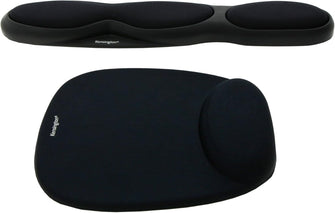 Buy Kensington,Kensington Ergonomic Mouse Mat with Wrist Support – Comfort Foam, Compatible with Laser & Optical Mice – Black (62384), 32 x 252 x 210 mm - Gadcet UK | UK | London | Scotland | Wales| Near Me | Cheap | Pay In 3 | Mouse Pads