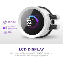 Buy Kraken,NZXT Kraken 360 RGB - RL-KR360-W1 - 360mm AIO CPU Liquid Cooler - Customizable 1.54" Square LCD Display for Images, Performance Metrics and More - 3 x F120 RGB Core Fans - White - Gadcet UK | UK | London | Scotland | Wales| Ireland | Near Me | Cheap | Pay In 3 | Computer Components