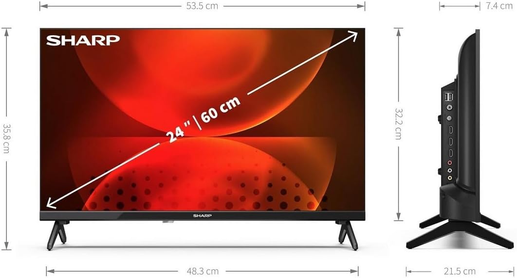 Sharp 24 Inch 1T-C24GD2425K Smart HD Ready Roku TV