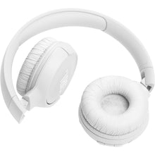 JBL Tune 520BT Wireless On-Ear Headphones – Pure Bass, Bluetooth 5.3, 57H Battery, White