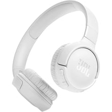 JBL Tune 520BT Wireless On-Ear Headphones – Pure Bass, Bluetooth 5.3, 57H Battery, White