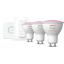 Buy Philips Hue,Philips Hue - Starterkit 3xGU10 & Bridge - White & Color Ambiance - Gadcet UK | UK | London | Scotland | Wales| Ireland | Near Me | Cheap | Pay In 3 | Household Appliances