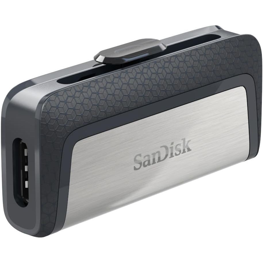 Buy SanDisk,SanDisk Ultra 128 GB Dual Type-C USB 3.1 Flash Drive, Silver - Gadcet UK | UK | London | Scotland | Wales| Near Me | Cheap | Pay In 3 | USB Flash Drives