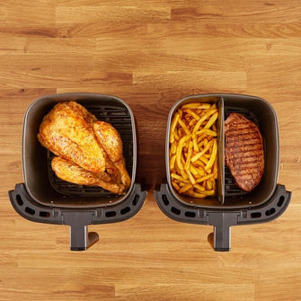 Buy TEFAL,Tefal Easy Fry XXL 2-in-1 Digital Air Fryer & Grill, 6.5L x2, 8 Programs, Black, EY801827, Amazon Exclusive, 1830W - Gadcet UK | UK | London | Scotland | Wales| Near Me | Cheap | Pay In 3 | Air Fryers