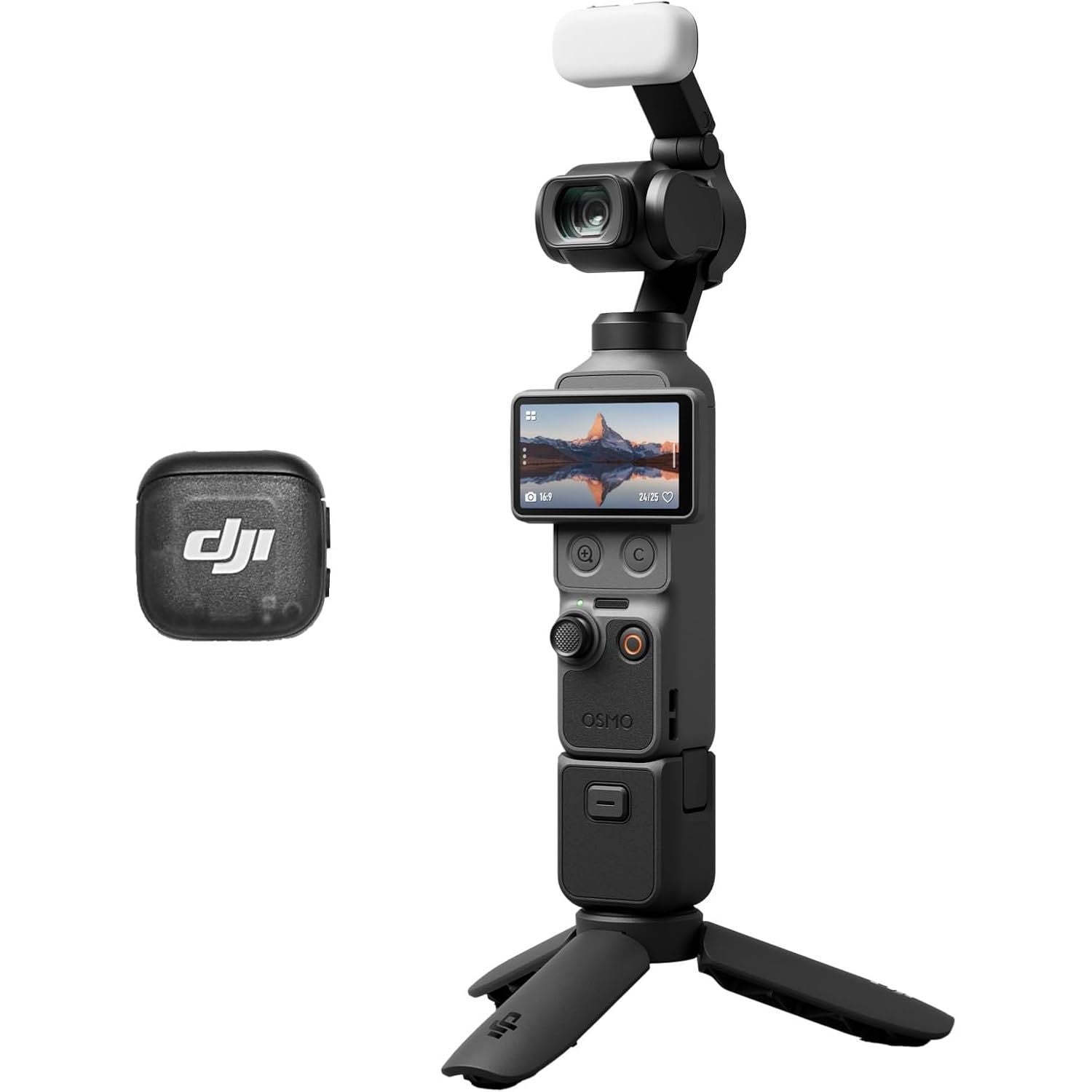 Buy DJI,DJI Osmo Pocket 4 Creator Combo – 1" CMOS Pocket Gimbal Vlog Camera, 4K/240fps, 107GB Storage, Mic 3, Fill Light & Mini Tripod - Gadcet UK | UK | London | Scotland | Wales| Near Me | Cheap | Pay In 3 | Action Video Cameras
