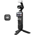 DJI Osmo Pocket 4 Creator Combo – 1" CMOS Pocket Gimbal Vlog Camera, 4K/240fps, 107GB Storage, Mic 3, Fill Light & Mini Tripod