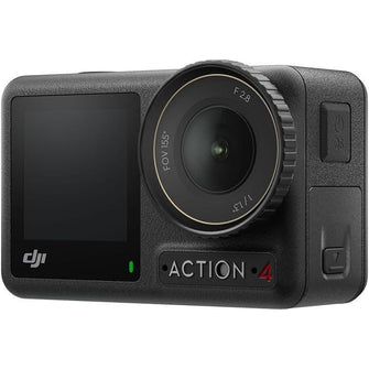 DJI Osmo Action 4 Adventure Combo – 4K/120fps Waterproof Camera, 1/1.3" Sensor, 155° FOV, 10-bit D-Log M, 3 Extra Batteries