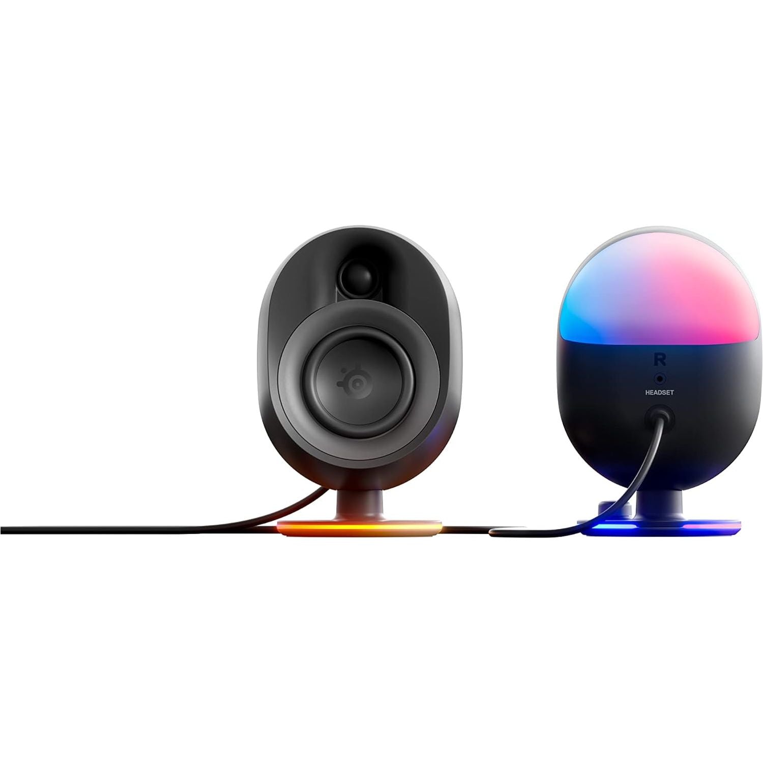 Buy SteelSeries,SteelSeries Arena 7 2.1 Gaming Speakers – Illuminated, 2-Way Design, Powerful Bass & Subwoofer, USB, Aux, Optical, Bluetooth, Wired – Compatible with PC, PlayStation, Mobile, Mac – UK Plug - Gadcet UK | UK | London | Scotland | Wales| Near Me | Cheap | Pay In 3 | Bluetooth Speaker