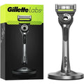 Gillette Labs Men's Razor with Exfoliating Bar - 1 Blade Refill & Premium Magnetic Stand - 1