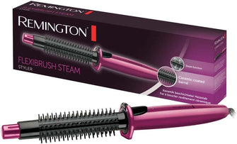 Buy Remington,Remington Flexibrush Steam Hair Styler for Short or Long Hair (Creates Waves, Curls & Body, Steam Function for Gentle Styling, Ceramic Coating for Even Heat, Curl Release, 60 Second Heat Up) CB4N - Gadcet UK | UK | London | Scotland | Wales| Near Me | Cheap | Pay In 3 | Hair Straightener