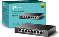TP-Link TL-SG108S 8-Port Gigabit Network Switch – Plug & Play Ethernet Switch, Power Saving, Metal Case, QoS, IGMP Snooping, Desktop/Wall Mount