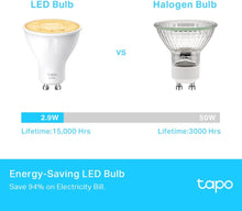 Buy Tapo,Tapo L610 Smart GU10 LED Bulbs (4-Pack), Warm Dimmable 1-100%, Wi-Fi Spotlight, Energy-Saving, Alexa & Google Compatible, No Hub Required - Gadcet UK | UK | London | Scotland | Wales| Near Me | Cheap | Pay In 3 | LED Light Bulbs