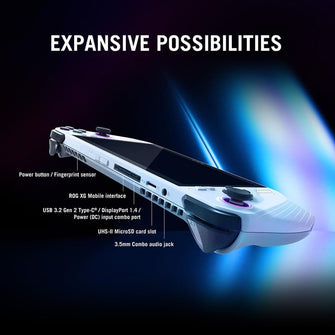 Buy ASUS,ASUS ROG Ally Handheld Gaming Console - 7" Full HD 120Hz Touchscreen AMD Ryzen Z1 Extreme, 16GB RAM, 512GB PCIe SSD, AMD Radeon Graphics, Windows 11, White - Gadcet UK | UK | London | Scotland | Wales| Near Me | Cheap | Pay In 3 | Video Game Consoles