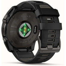 Buy Garmin,Garmin Fenix 8 - 51mm Solar Sapphire, Carbon Grey Titanium with Black/Grey Silicone Band - Gadcet UK | UK | London | Scotland | Wales| Near Me | Cheap | Pay In 3 | Smart Watches