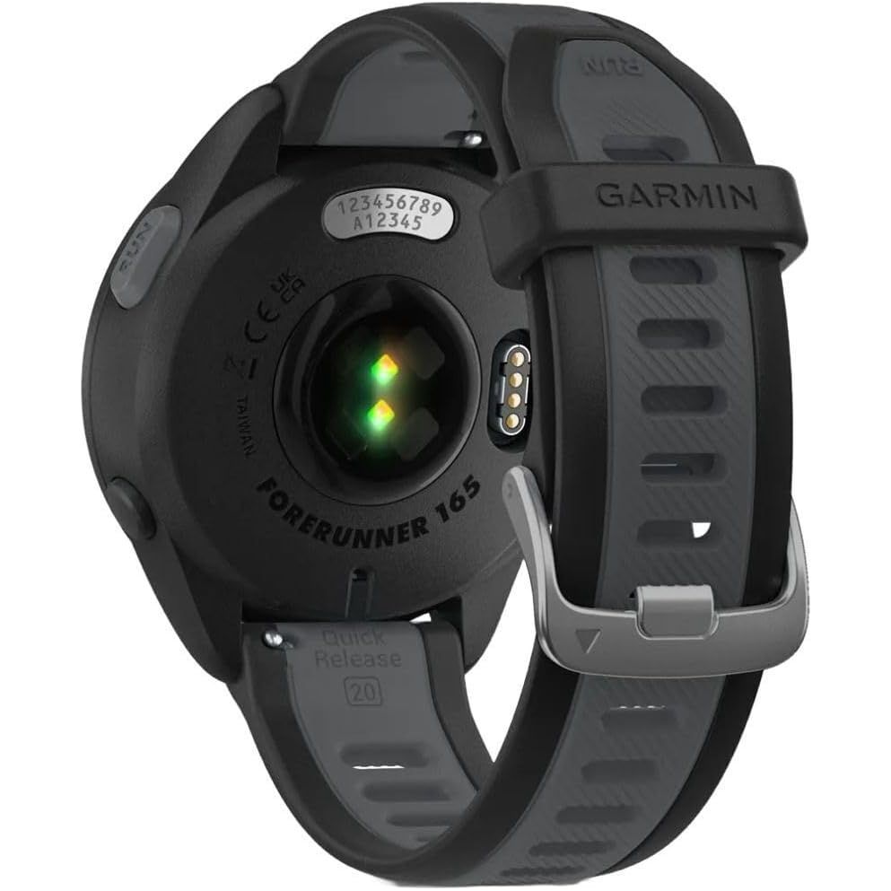 Buy Garmin,Garmin Forerunner 165 GPS Running Smartwatch - AMOLED Touchscreen, Advanced Training, 11-Day Battery, Black - Gadcet UK | UK | London | Scotland | Wales| Near Me | Cheap | Pay In 3 | Smart Watches