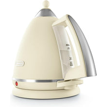 De’Longhi Argento Flora KBX3016.BG Kettle – 1.7L, 360° Swivel Base, Cream Beige
