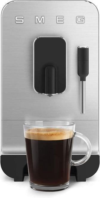 Buy Smeg,Smeg BCC02BLMUK Bean to Cup Coffee Machine, Retro 50's Style, Steam Wand, Matte Black - Gadcet UK | UK | London | Scotland | Wales| Near Me | Cheap | Pay In 3 | Coffee Makers & Espresso Machines