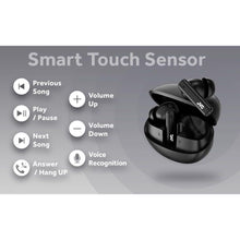 JVC HA-B6T-B Ultra Compact True Wireless Earbuds Black – Built-In Mic, Touch Controls, USB-C Charging, 16-Hour Battery