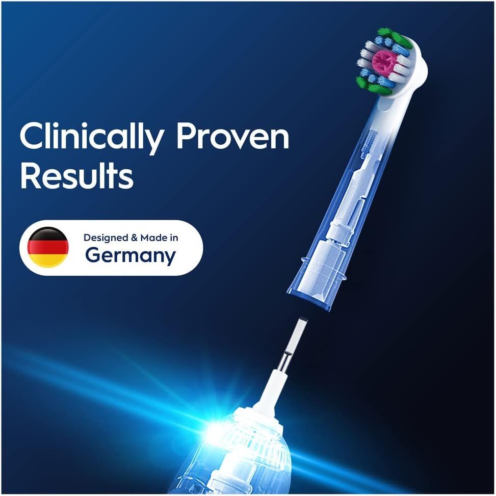 Buy Oral-B,Oral-B Pro 3D White Electric Toothbrush Head, X-Shaped Bristles And Unique Polishing Cup For Teeth Whitening And To Remove Surface Stains, Pack of 10 Toothbrush Heads, Suitable For Mailbox, White - Gadcet UK | UK | London | Scotland | Wales| Near Me | Cheap | Pay In 3 | Toothbrush
