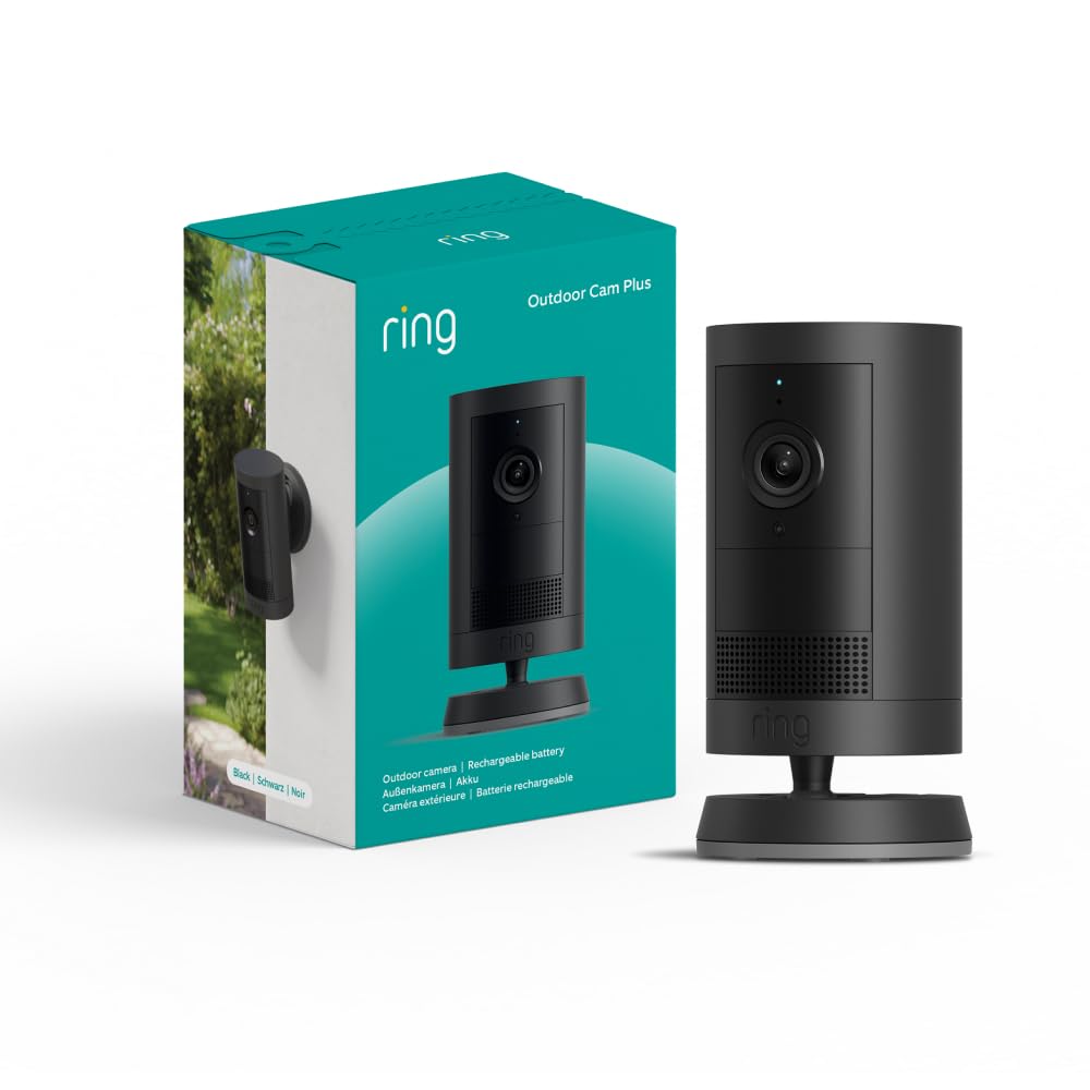 Buy Ring,Ring Outdoor Camera Plus (Newest Gen) Battery: The Definitive Wireless Security Sentinel in Black - Gadcet UK | UK | London | Scotland | Wales| Near Me | Cheap | Pay In 3 | Surveillance Cameras