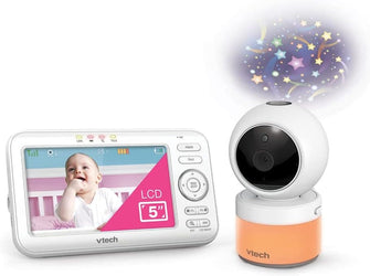 VTech Digital Baby Monitor 5in Colour Screen with Ceiling Projection - 1