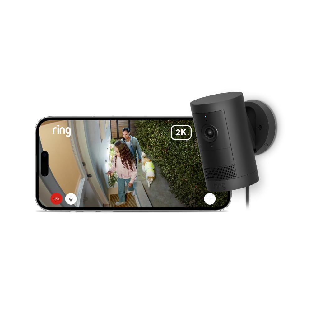 Buy Ring,Ring Outdoor Camera Plus (Newest Generation) – Plug-in, 2K Resolution with Ring Vision, DIY Outdoor Security Camera - Gadcet UK | UK | London | Scotland | Wales| Near Me | Cheap | Pay In 3 | Surveillance Cameras