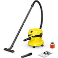 Buy Karcher,Kärcher Wet & Dry Vacuum Cleaner WD 2 Plus - 1000W, 12L Plastic Container, 1.8m Suction Hose, Blowing Function, Includes Cartridge Filter, Floor & Crevice Nozzle - Yellow - Gadcet UK | UK | London | Scotland | Wales| Near Me | Cheap | Pay In 3 | Vaccum Cleaner