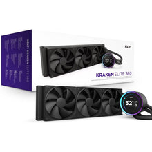Buy NZXT,NZXT Kraken Elite 360 – AIO CPU Liquid Cooler with 360mm Radiator & Customisable IPS LCD Turbine Pump (Black) - Gadcet UK | UK | London | Scotland | Wales| Near Me | Cheap | Pay In 3 | Computer System Cooling Parts