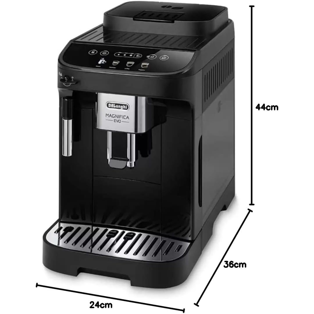 Buy DELONGHI,DeLonghi Magnifica Evo Bean to Cup Coffee Machine – Automatic Espresso and Cappuccino Maker with Integrated Grinder – Black & Silver - Gadcet UK | UK | London | Scotland | Wales| Near Me | Cheap | Pay In 3 | Espresso Machines